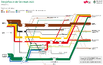 Grafische Darstellung des Energieflusses 2023 in der Steiermark in Form eines Energieflussbildes.